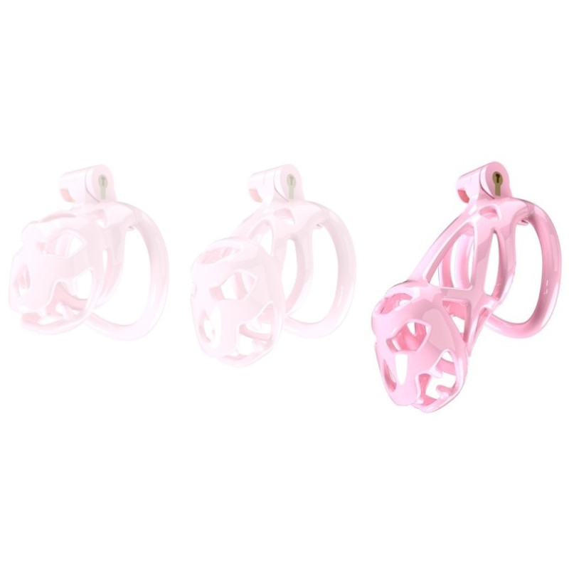 CockLock Cage de chasteté Bouh L 10 x 3.5 cm Rose